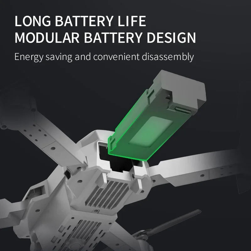 4K WiFi FPV Drone Foldable Quadcopter HD Camera Altitude Hold RC