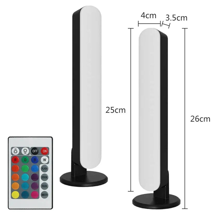 USB RGB LED TV Backlight Strip Color Changing Music Sync Ambient Light Lamp