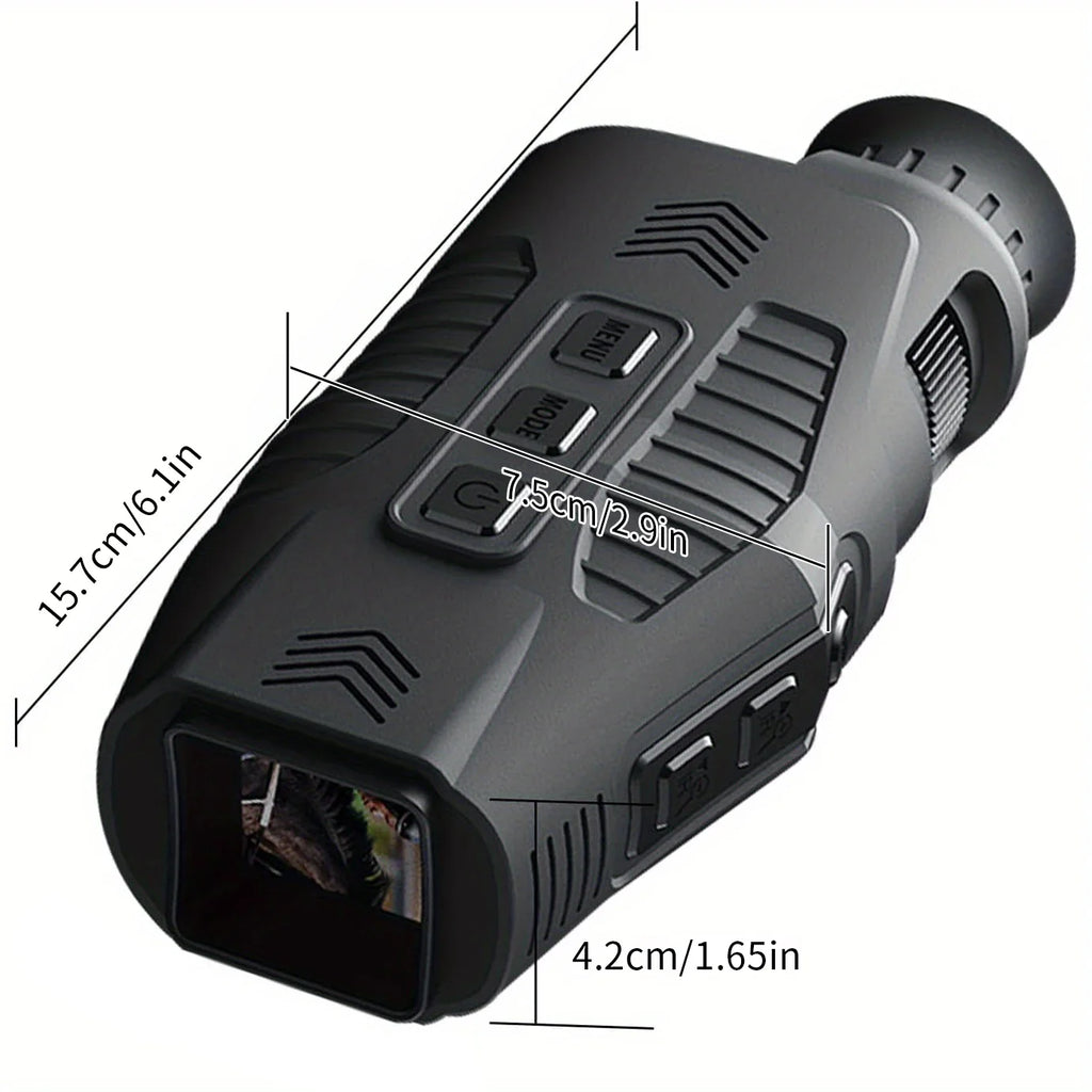 1080P Night Vision Monocular with Infrared Zoom HD Hunting Telescope for Day/Night Use