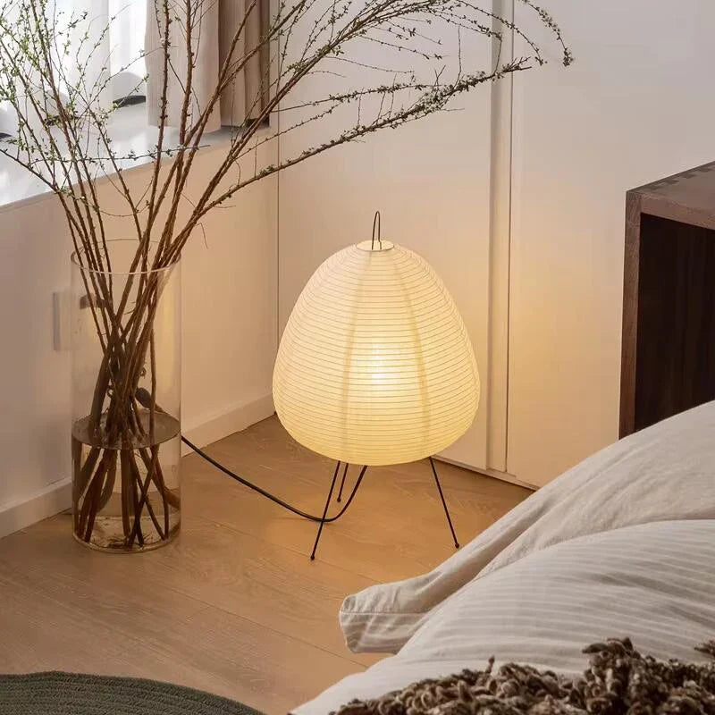 Wabi Sabi Nordic LED Table Lamp USB Bedside Desk Light for Bedroom Living Room