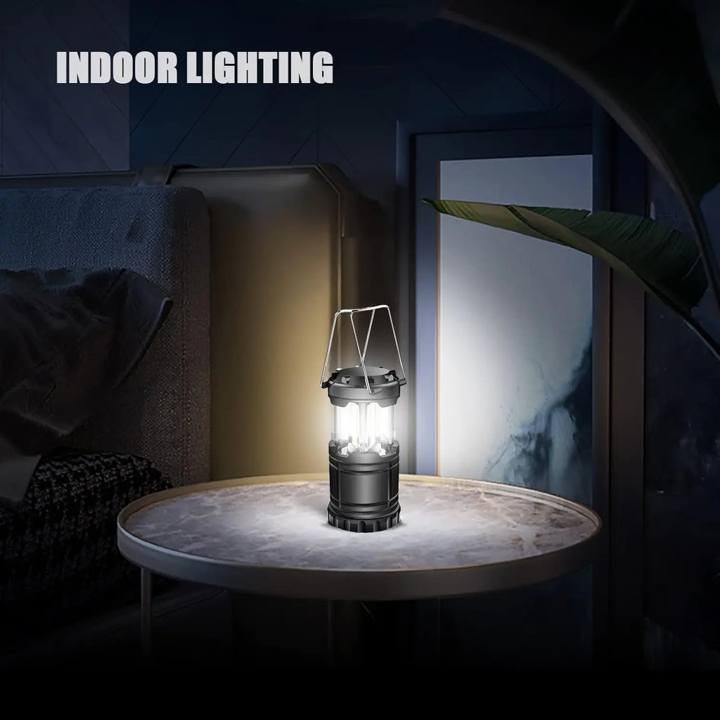 LED Camping Lantern Battery Powered Waterproof Emergency Light for Power Outages