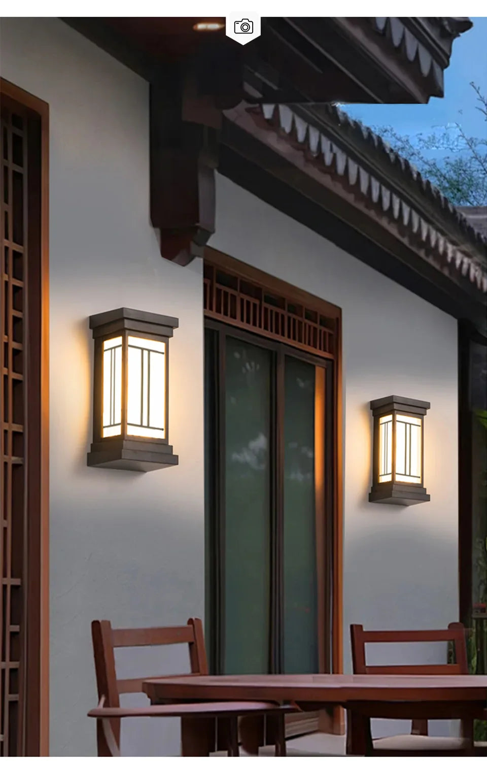 LED Outdoor Wall Light – IP66 Waterproof Motion Sensor Lamp for Porch & Garden