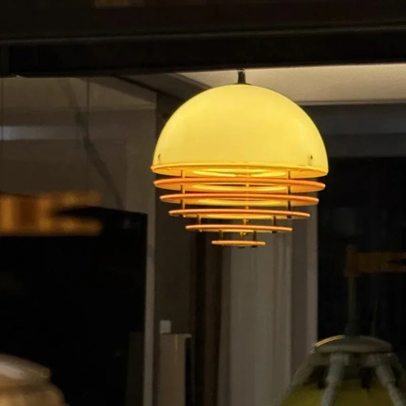 Nordic Sunset Orange Ceiling Light E27 Living Room Island Restaurant Decor
