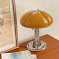Nordic Pumpkin LED Desk Lamp Bauhaus Retro Bedroom Bedside Living Room Light