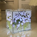 DIY Tulip Flower Night Light Kit Handmade Cube Lamp Aesthetic Room Decor Gift Set