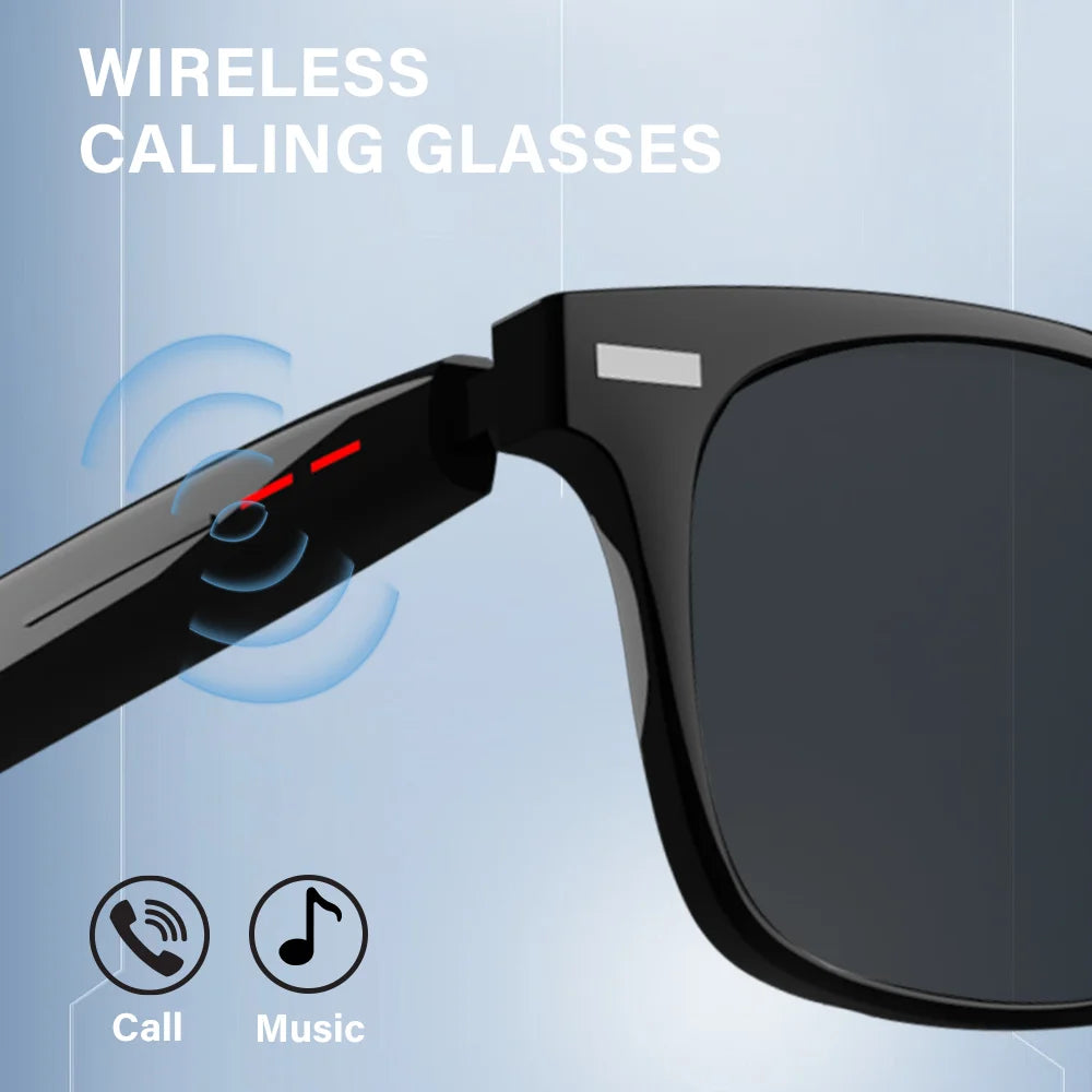 Bluetooth Smart Glasses Wireless Sunglasses Music Call TWS Audio Eyewear