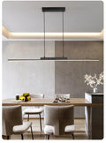 Modern Long Pendant Light – Minimalist Dining Room Chandelier for Kitchen & Living