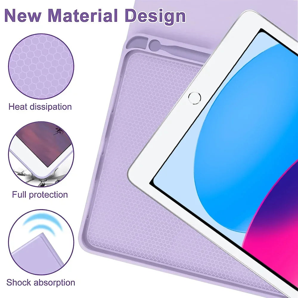 Detachable Bluetooth Keyboard Case for 10.9 Tablet Wireless Protective Cover