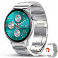 2025 AMOLED Smartwatch for Women Health Monitor AI Voice Bluetooth Call Watch