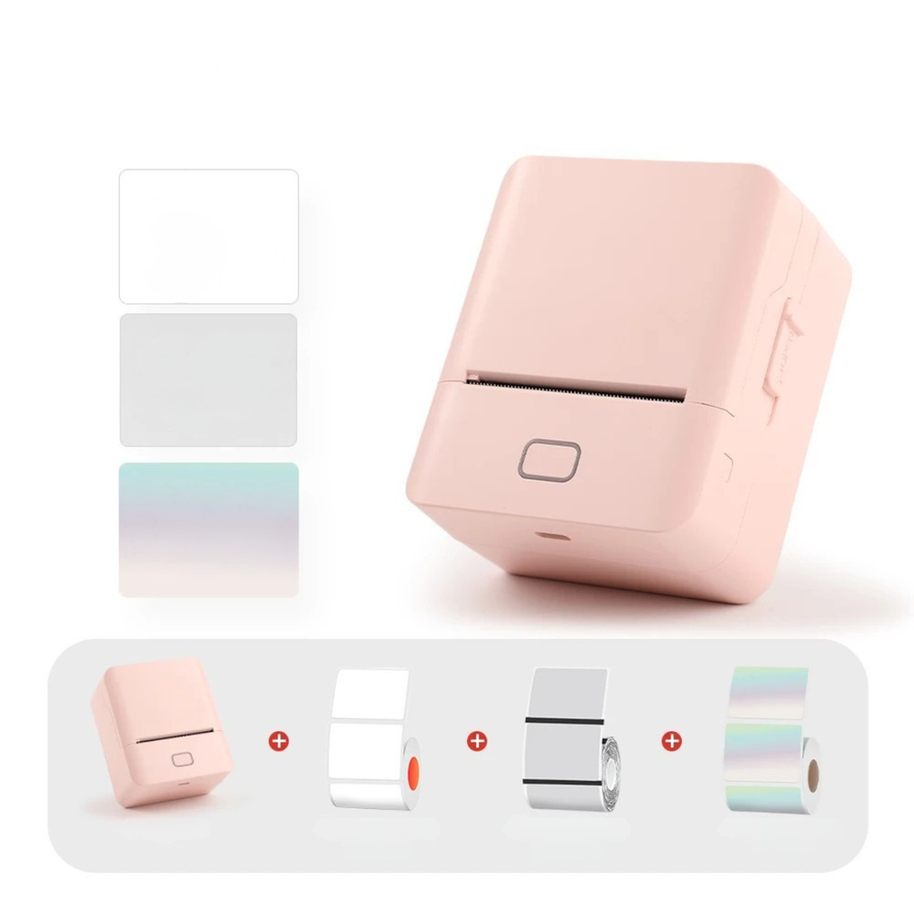 Mini Portable Thermal Label Printer for Phone, Color Sticker Maker Bluetooth SK20