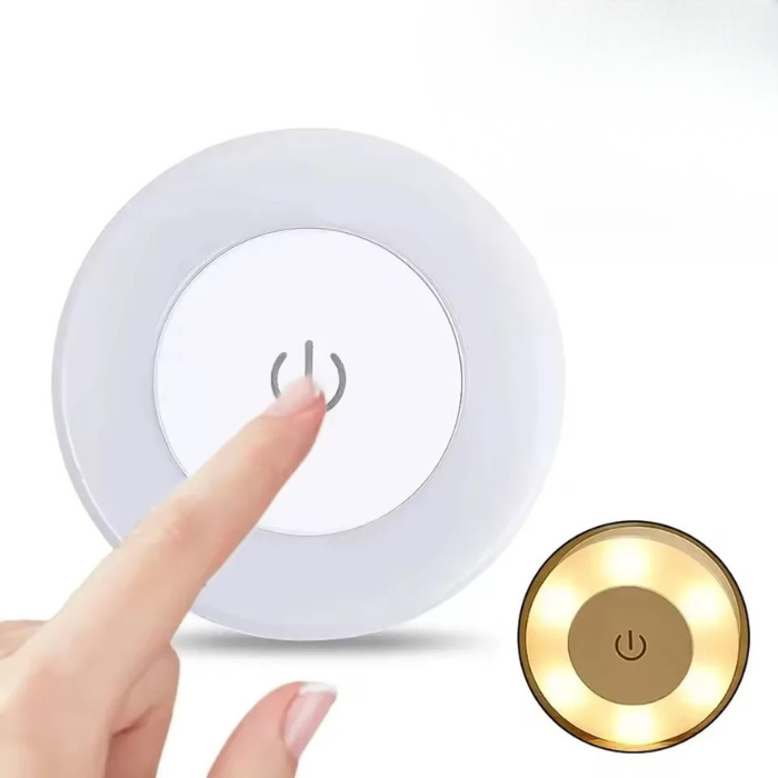 Rechargeable LED Touch Night Light USB Magnetic Wall Lamp Dimmable Portable