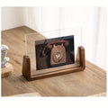 6 Inch Acrylic Photo Frame U Shaped Wood Desktop Picture Frame