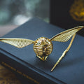 Golden Snitch Style Ring Box Gold Plated Jewelry Ring Holder Gift Box