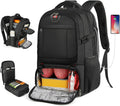 50L Travel Laptop Backpack 17.3 Inch TSA Waterproof with Insulated Compartment USB