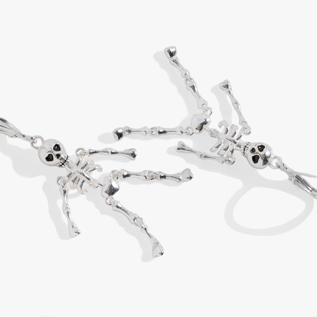 Skeleton Drop Earring
