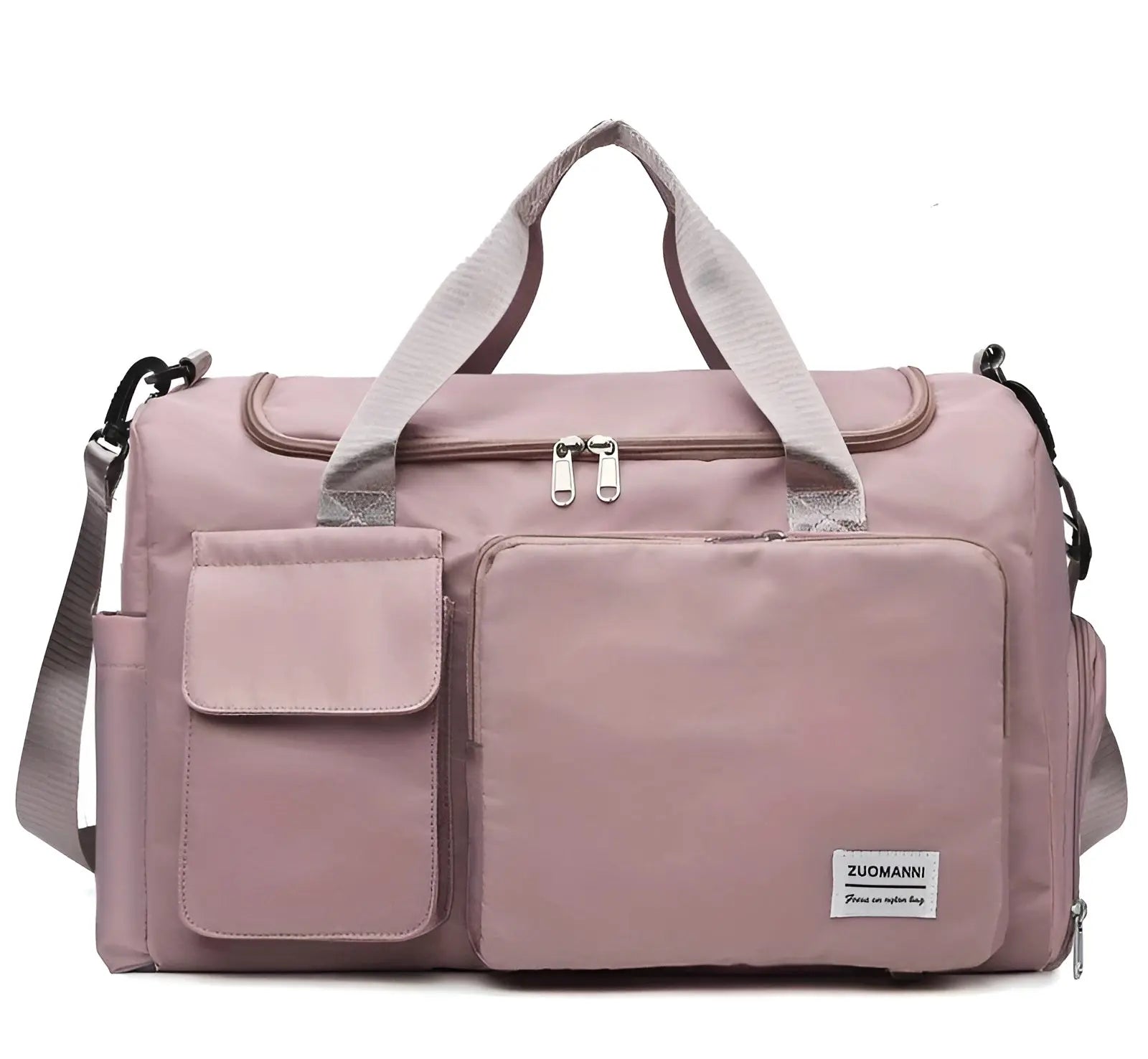 Waterproof Travel Duffel Bag with Shoe Compartment Unisex Gym Weekender