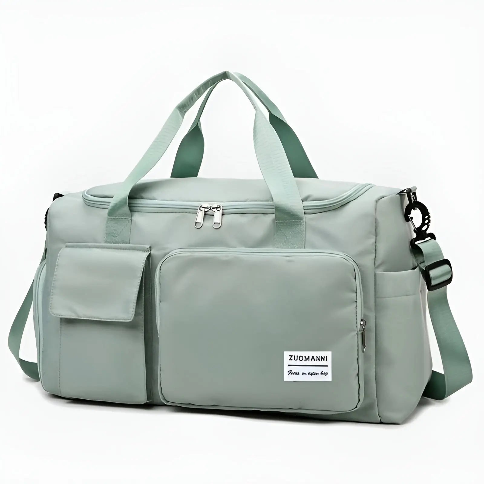 Waterproof Travel Duffel Bag with Shoe Compartment Unisex Gym Weekender