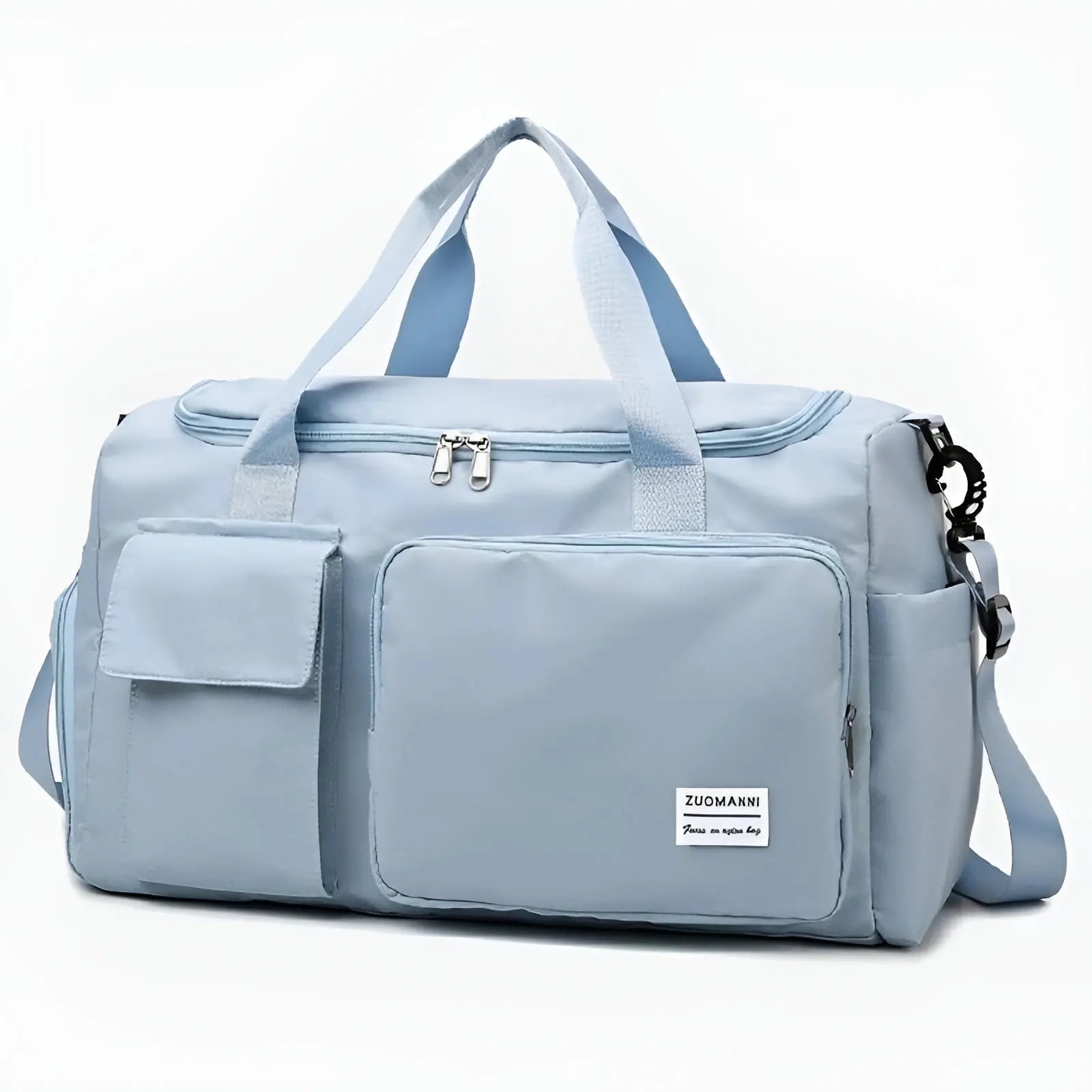 Waterproof Travel Duffel Bag with Shoe Compartment Unisex Gym Weekender