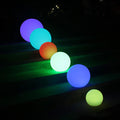 Modern PE Globe Outdoor Garden Light LED Rechargeable 16-Color IP55