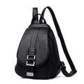 Genuine Leather Backpack for Women Water Resistant Anti Theft Travel Bag